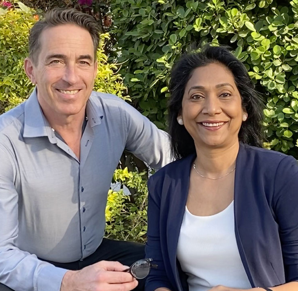 Hubert Patry and Bijoya Mohanty - Founders, ASHAexperience